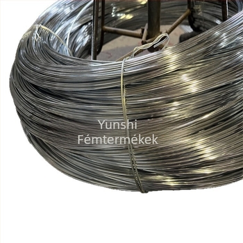 Fényes galvanizált vasdrót jégvödör és vízvödör hordozógyűrűhöz; Anyag: Q195; Keresztmetszet: Kör; Hossz: 100; Szakítószilárdság: 450-500