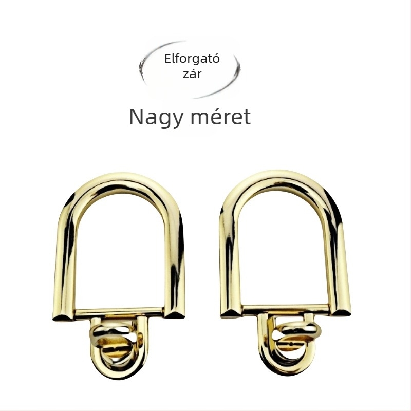 Táska forgózáras hardver – cinkötvözet, 2025 tavaszi kiadás, súly 0.045 kg