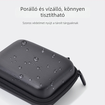 Kamera táska - vízálló, kopásálló, PU anyag, uniszex, tavasz 2025