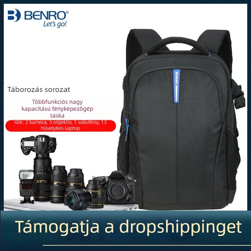 Benro DSLR túrahátizsák - könnyű, professzionális fotóeszközökhöz használható táska, nagy kapacitással