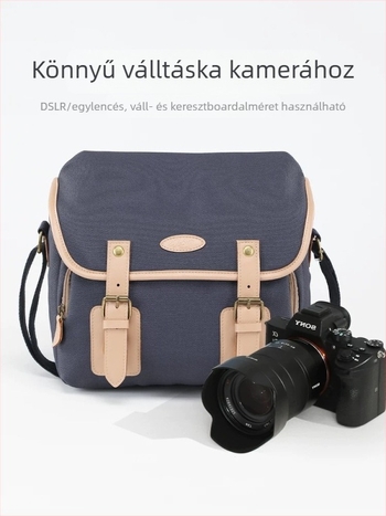PU vállkamera táska Canon R50/R8, Fujifilm XS20/XT30/XT5 és Sony ZV-E10