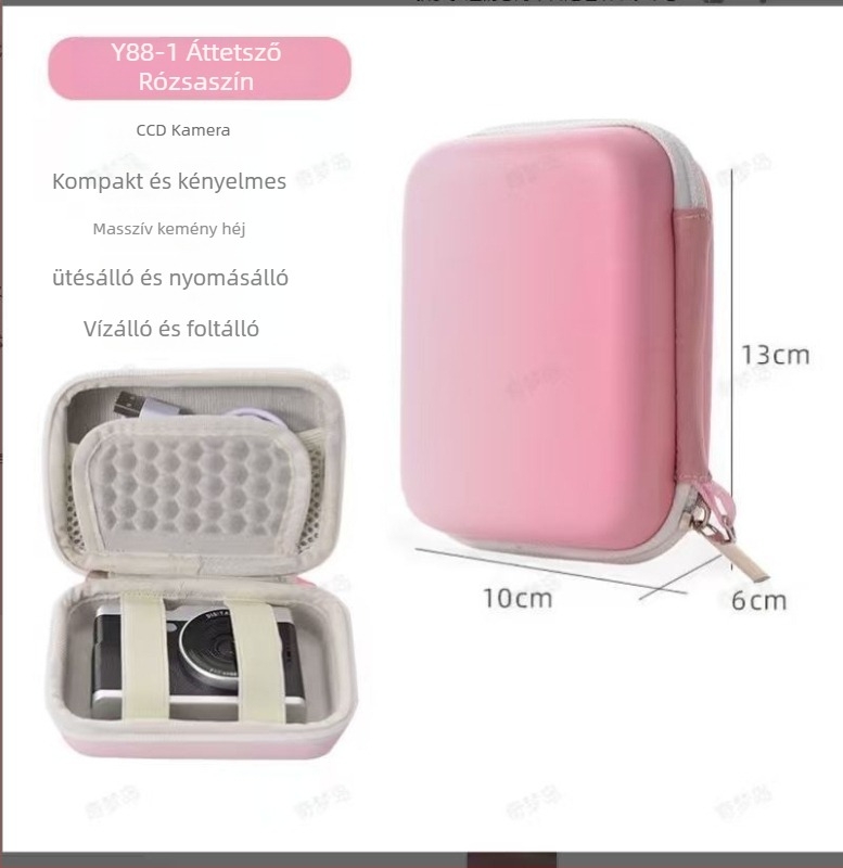 Fényképezőgép tároló táska, PU vízálló clutch tok, uniszex, otthoni tárolás