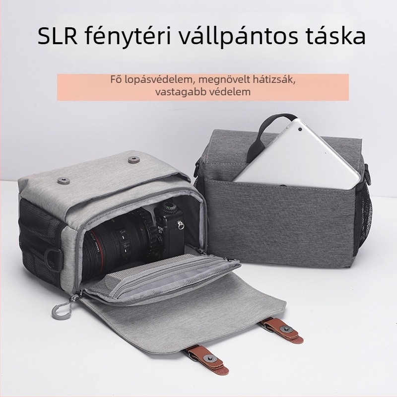 Corduroy anyagú SLR fényképezőgép hátizsák, uniszex, bevezetve 2018 tavaszán, otthoni tárolásra