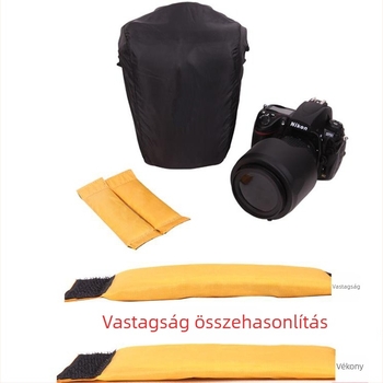 SLR fényképezőgép táska kereszttpánttal | Nylon, Jieshi Shield, lélegző, vízálló, kopásálló, lopás elleni védelem