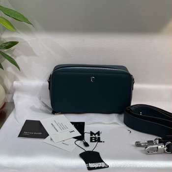 Férfi bőr crossbody táska városi minimalist stílussal, első réteg marhabőrből, belső nylon bélés