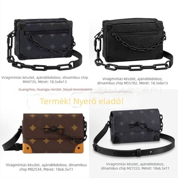 Férfi crossbody táska valódi bőrből, nylon bélés, kopásálló