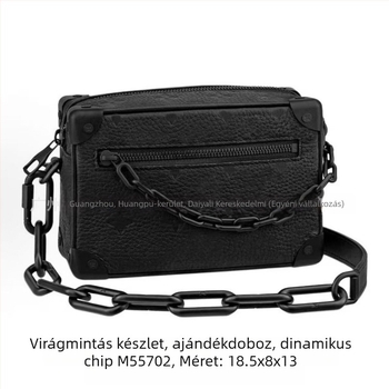 Férfi crossbody táska valódi bőrből, nylon bélés, kopásálló