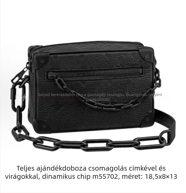 Férfi crossbody táska valódi bőrből, nylon bélés, kopásálló
