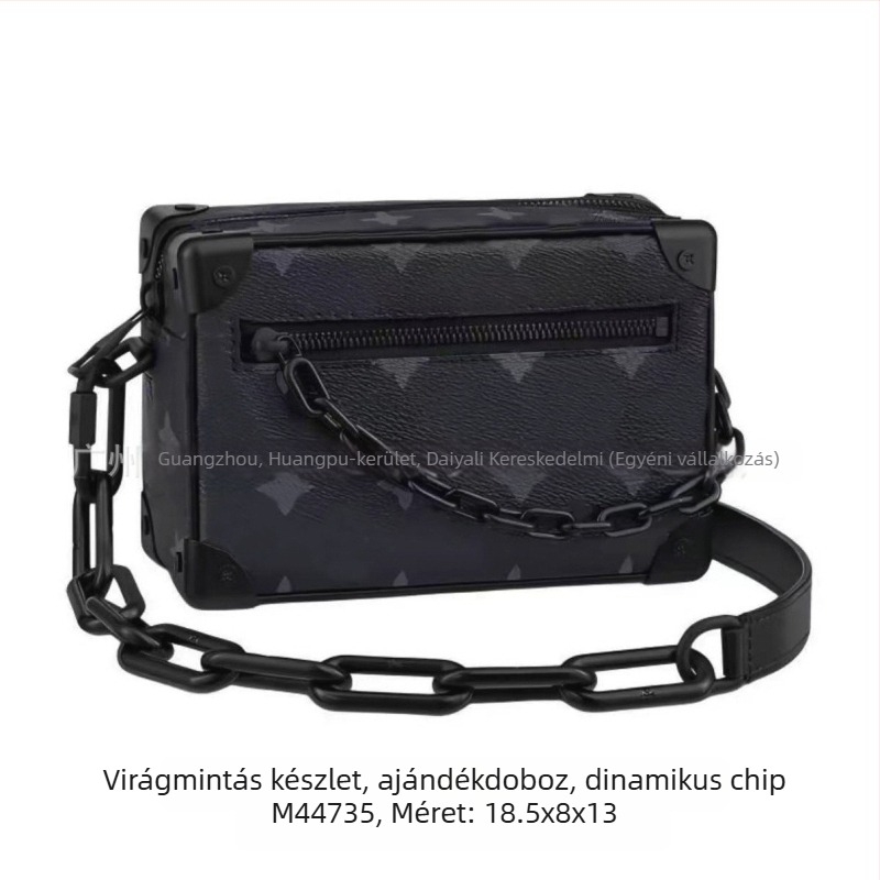 Férfi crossbody táska valódi bőrből, nylon bélés, kopásálló