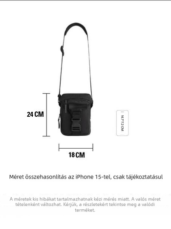 Férfiaknak való crossbody táska – Oxford anyag, mindennapi használatra