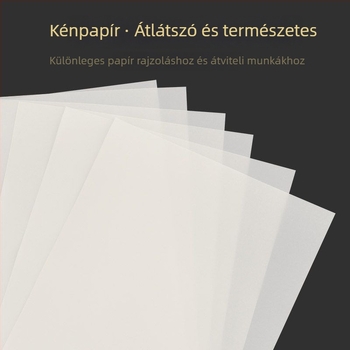 Changcheng tracing- és átvitelpapír tollas kalligráfiához és rajzoláshoz, átlátszó, 73 gsm, nagy csomagolás