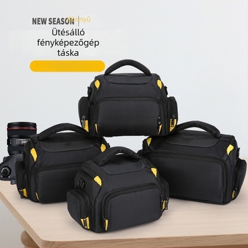 Nikon SLR fényképezőgéptáska – poliészter, légáteresztő, kopásálló, lopás elleni védelem, légpárnás vállpánt