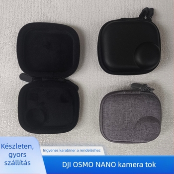 DJI Osmo Nano Thumb-kompatibilis kameratároló táska – forrasztott és varrott kivitel; súly 35 g; logónyomtatás elérhető; testreszabás elérhető; vízálló kamera csomagolás