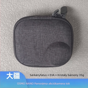 DJI Osmo Nano Thumb-kompatibilis kameratároló táska – forrasztott és varrott kivitel; súly 35 g; logónyomtatás elérhető; testreszabás elérhető; vízálló kamera csomagolás