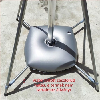 Súlyozott víztáska kültéri használatra, vízzel töltött kiállítási állványhoz, szélvédett megerősített váz és vastagodott, kopásálló víztáska.