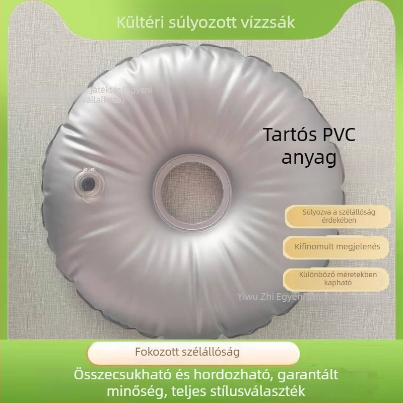 Súlyozott víztáska kültéri használatra, vízzel töltött kiállítási állványhoz, szélvédett megerősített váz és vastagodott, kopásálló víztáska.