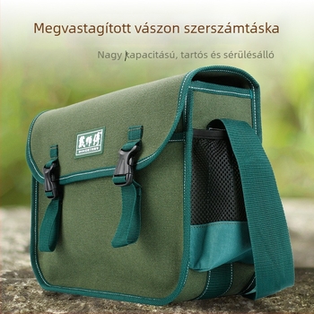 Master dai DSF-009 vászon szerszámtáska — 40 kg teherbírás, váll-crossbody kialakítás, vázanyag: vászon
