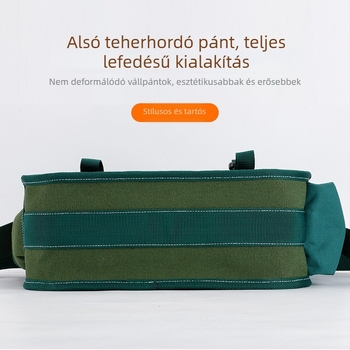 Master dai DSF-009 vászon szerszámtáska — 40 kg teherbírás, váll-crossbody kialakítás, vázanyag: vászon