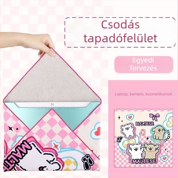 Sminkes táska négyzet alakú, poliészter anyagú, többfunkciós, utazáshoz ideális