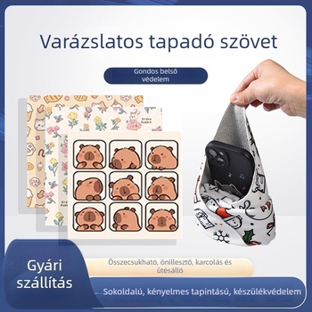 Sminkes táska négyzet alakú, poliészter anyagú, többfunkciós, utazáshoz ideális