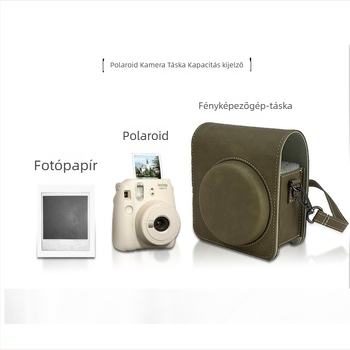 PU bőr vállkamera táska a Clapper Mini 99-hez - védőtok, kompatibil Mini 99-vel, 135 g