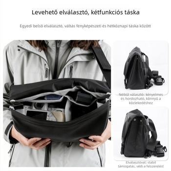 Fényképezőgép táska — kompakt és könnyen vihető (Márka: Tuoxing; Típus: Fényképezőgép táska; Modell: Camera bag; Feldolgozás: OEM; Készlet: Ready stock)