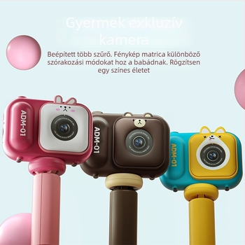 S11 Gyerekeknek szánt digitális kamera, 48MP, 2,4 hüvelykes LCD, TF-kártya, 600 mAh akkumulátor
