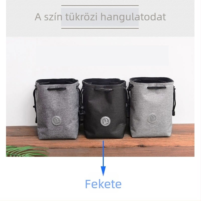 SLR/mirrorless fényképezőgép táska objektív zsebbel – ultra könnyű, kopásálló, vállon hordható kivitel, nylon külső, bélés poliészter-pamut