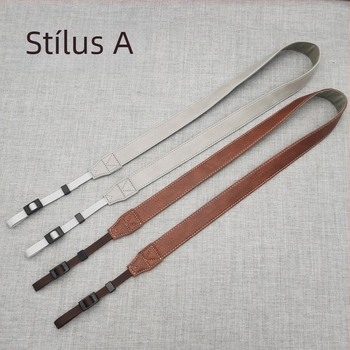 TD6010 kamera vállpánt PU bőrből, állítható hosszúságú, 2 csattal, univerzális kompatibilitás