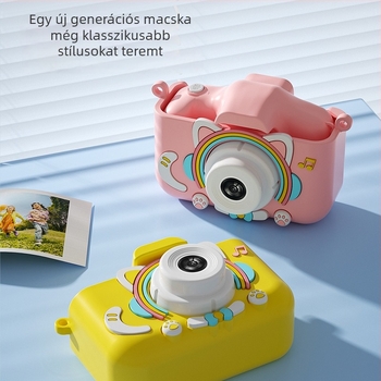 Gyerekeknek készült HD-s digitális játékkamera két kamerával - Modell Y20 Cat; 2.0'' LCD; TF-kártya; videófelvétel