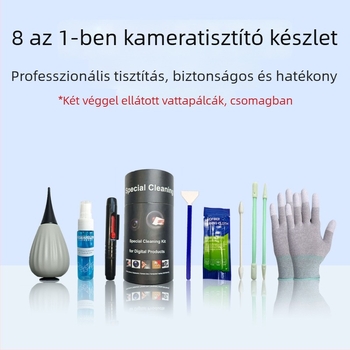 LTwipe DSLR kamera tisztító pálca – 8 az 1-ben, szenzor és objektív tisztítása mikroszálas anyaggal