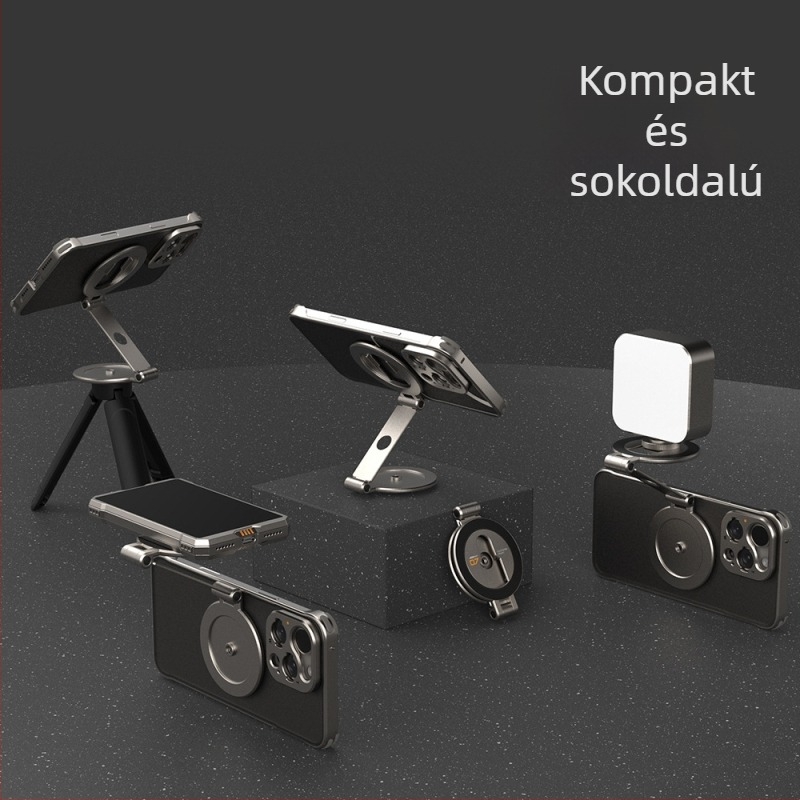 Kétmágneses telefon-tartó felső felvételekhez – ötvözet, univerzális