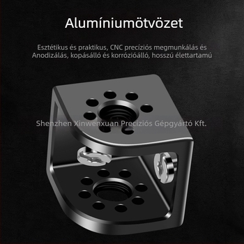Kamera tartó 3/8 hüvelykes monitor adapterrel, alumíniumötvözet, modell 8189, tömeg 36 g