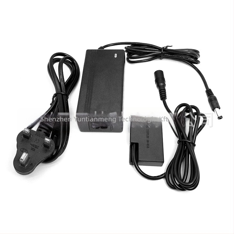 ACK-E18 AC tápegység adapter Canon EOS Rebel T6s / 760D / T7i-hez; bemeneti feszültség 100-240V; közvetlen töltés; OEM elérhető