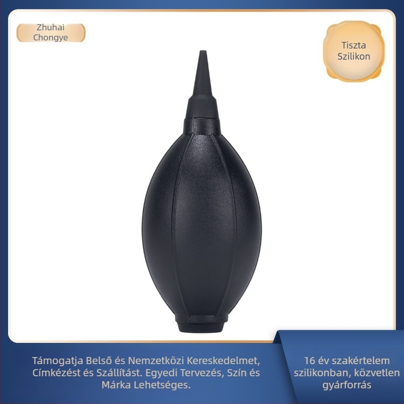 Anshier légfúvó tisztító eszköz – magas elasztikus szilikonból, puha vég, védi a lencséket; alkalmas billentyűzethez, DSLR-hez, digitális fényképezőhöz, szemüveghez