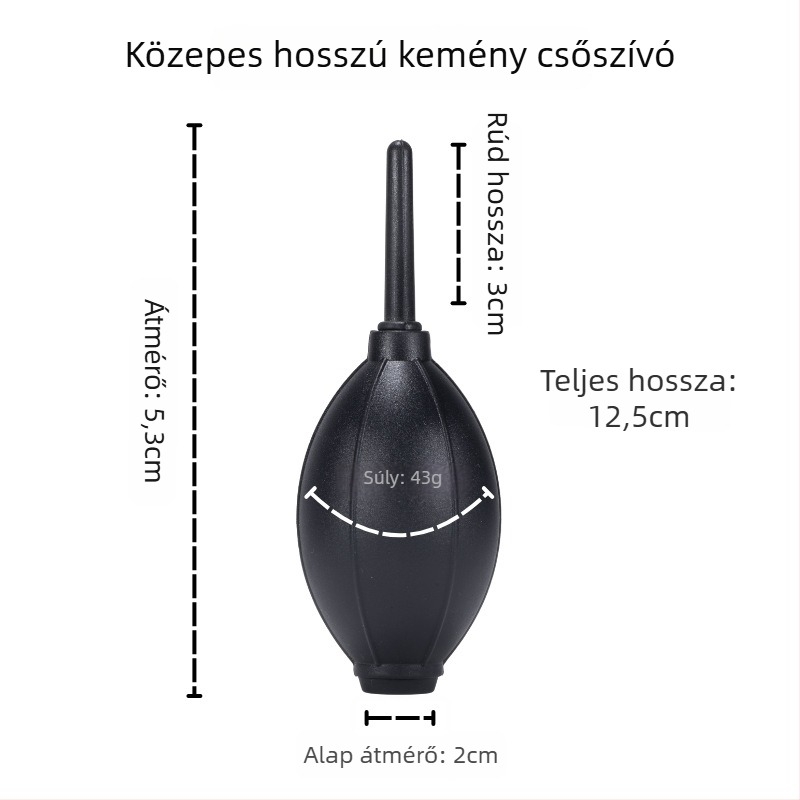 Anshier légfúvó tisztító eszköz – magas elasztikus szilikonból, puha vég, védi a lencséket; alkalmas billentyűzethez, DSLR-hez, digitális fényképezőhöz, szemüveghez