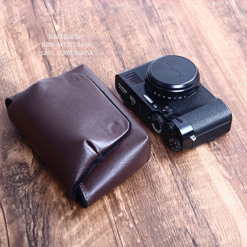 BBK-M12L KAMERA TÁSKA — PU anyag, kompatibil Fuji X100V/X100S/X100F és Canon G7XIII