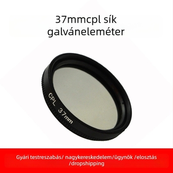 Hongxu GP168 polarizációs szűrő — OEM feldolgozás; UV-szűrő + objektív sapka készlet; kompatibilis GoPro Hero4/3+/3