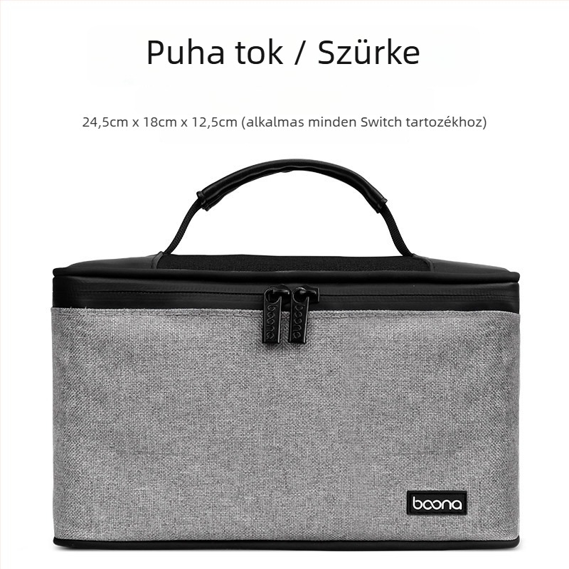 Baona BN-X002 Nintendo Switch tartozékok tároló táska, Oxford anyag, teherbírás 3 kg