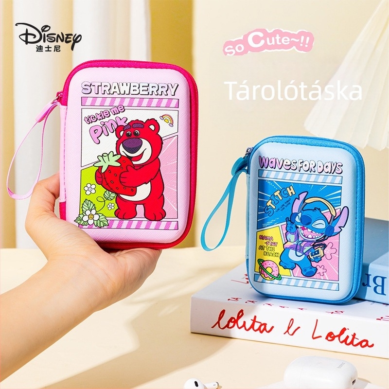 Disney EVA keményfedeles tároló táska fülhallgatókhoz, kábelekhez és töltőkhöz