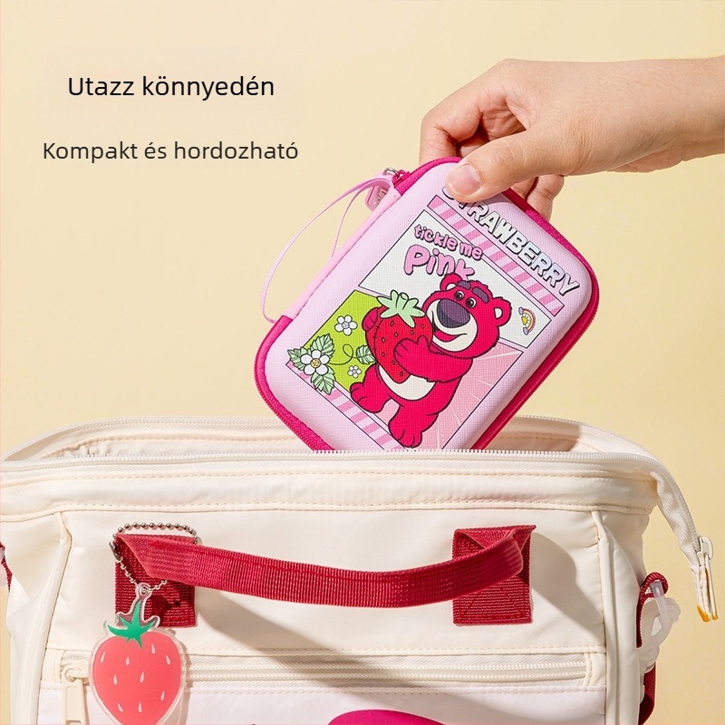 Disney EVA keményfedeles tároló táska fülhallgatókhoz, kábelekhez és töltőkhöz