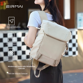 Fényképezőgép hátizsák 10L, könnyű, univerzális utazáshoz, permetálló anyag beépített esővédővel; 1 fényképezőgép, 2 tükör, 1 akciókamera, 1 vaku; poliészter