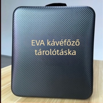 EVA kávéfőző tároló táska, kültéri teáskészlet kiegészítőinek rendezője, többfunkciós digitális termékek tároló doboz