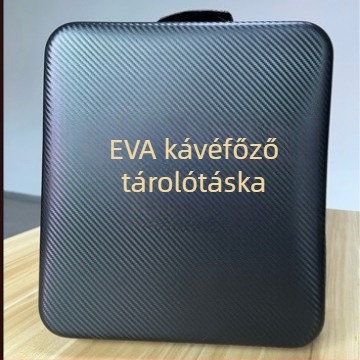 EVA kávéfőző tároló táska, kültéri teáskészlet kiegészítőinek rendezője, többfunkciós digitális termékek tároló doboz