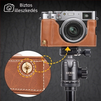 Fuji X100VI fényképezőgép védőtok kivágásokkal