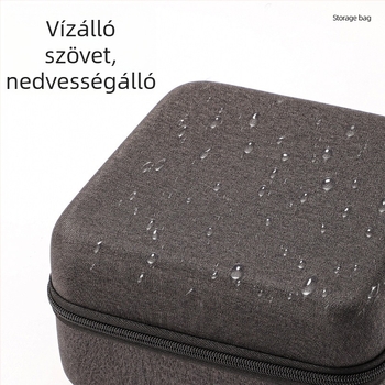 EVA tároló akasztós táska - kocka alakú, hordozható tároló tok (EVA anyag) sminkeléshez, utazáshoz, konyhához, íróasztalhoz - modern, minimalist stílus