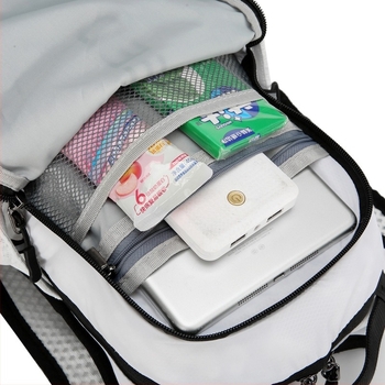 Nagy kapacitású sport hátizsák hegymászáshoz és terepkerékpározáshoz, vízlepergető nylon anyagból, ultra könnyű és kopásálló, levegő párnás vállrögzítő rendszerrel