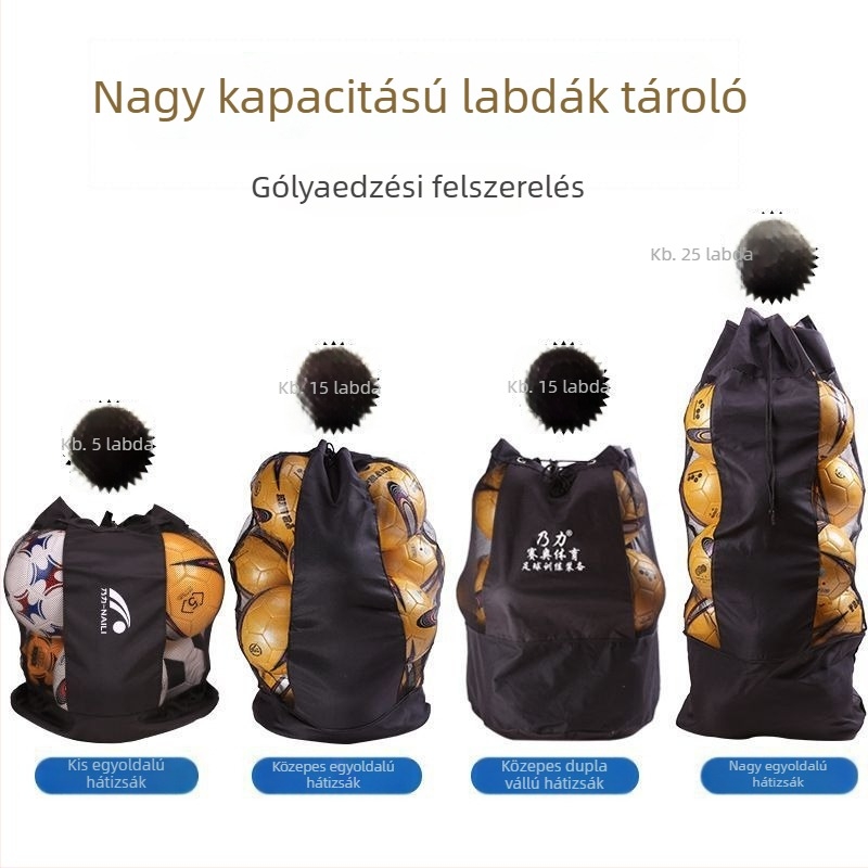 Kosárlabda-edzés hátizsák, focilabda tárolására, vászon Jinzan