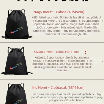 Kosárlabda táska cipőrekeszével (anyag: selyem virágos szövet; termékkód: F9895 t85758 s9h; márka: Egyéb; alkalmazási terület: kosárlabda)