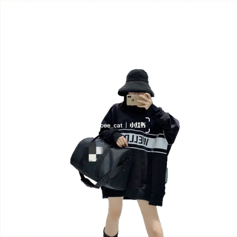 001 Nylon utazó- és edzőtáska, vízálló és ultra könnyű, uniszex, városi egyszerű stílus, szabadidős utazásokhoz